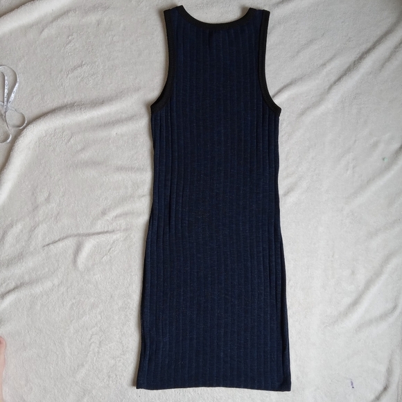 Forever 21 Dark Blue Ribbed Tank Dress size Small - Picture 5 of 7